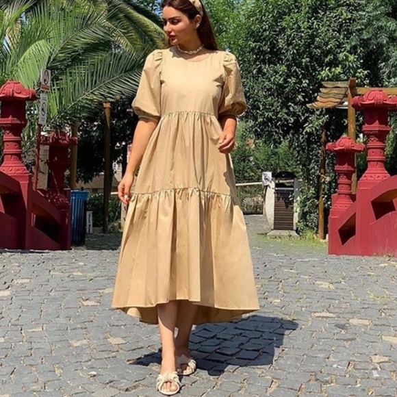 Zara Puff Sleeve Dress, Size XS - Picture 3 of 14